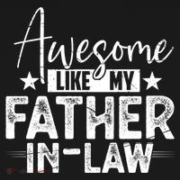 Awesome Like My Father In Law Family Lovers Father Day Baby Bodysuit thumb 2