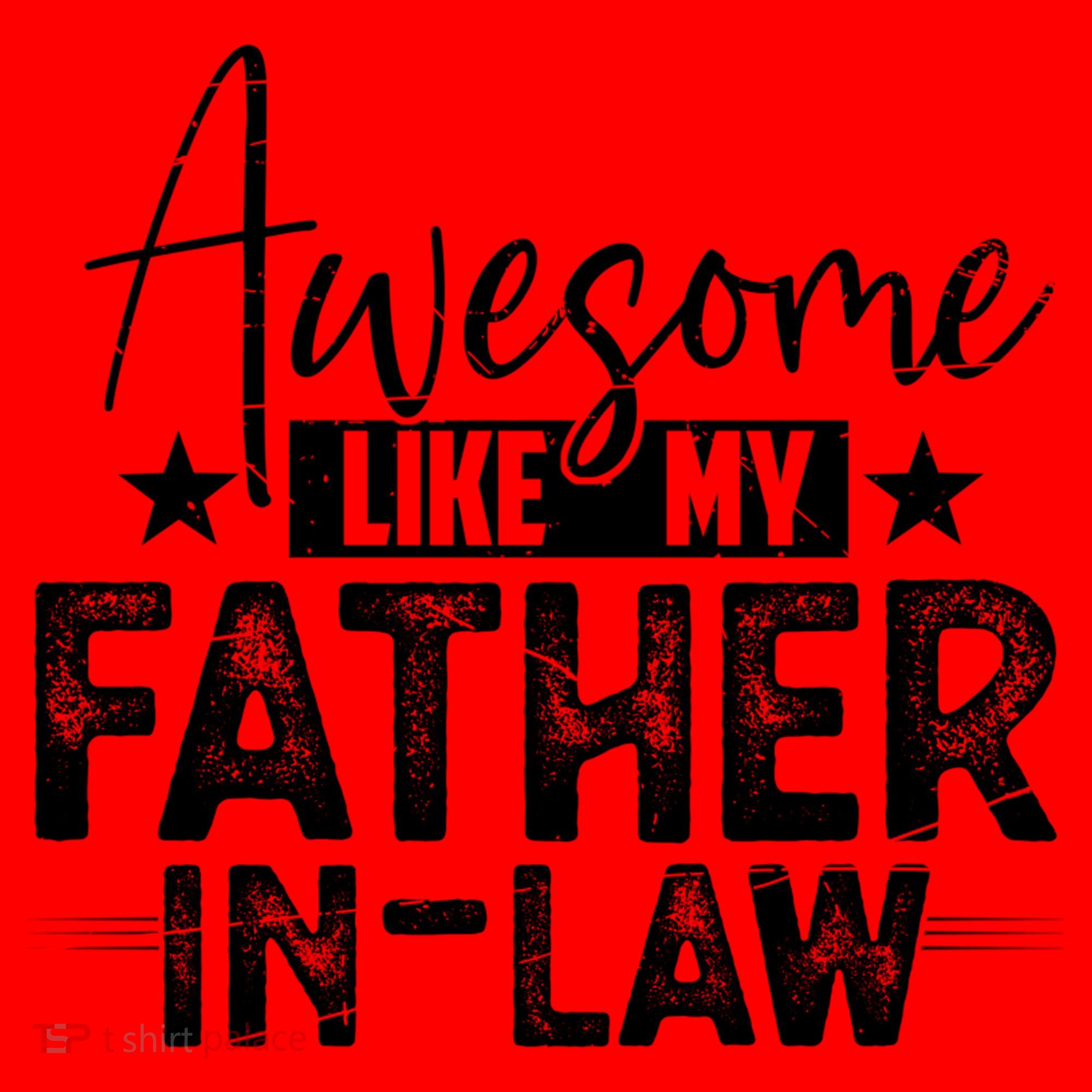 Awesome Like My Father In Law Family Lovers Father Day Santa Hat