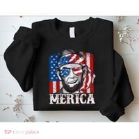 Abraham Lincoln Merica 4th Of July Shirt Men American Flag Sweatshirt thumb 2