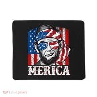 Abraham Lincoln Merica 4th Of July Shirt Men American Flag Mousepad thumb 0