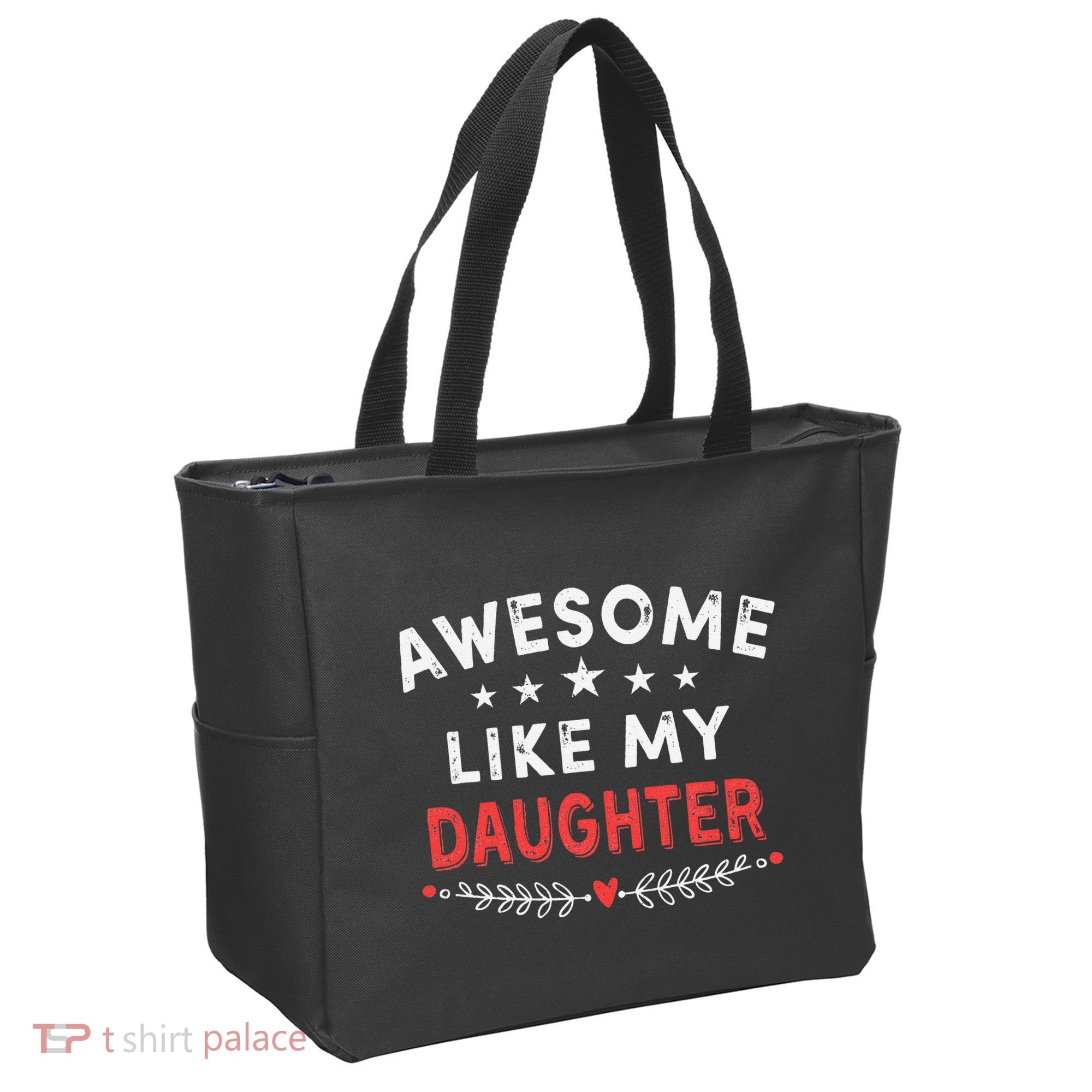Awesome Like My Daughter Funny FatherS Day Dad Tote Bag