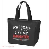Awesome Like My Daughter Funny FatherS Day Dad Tote Bag thumb 3