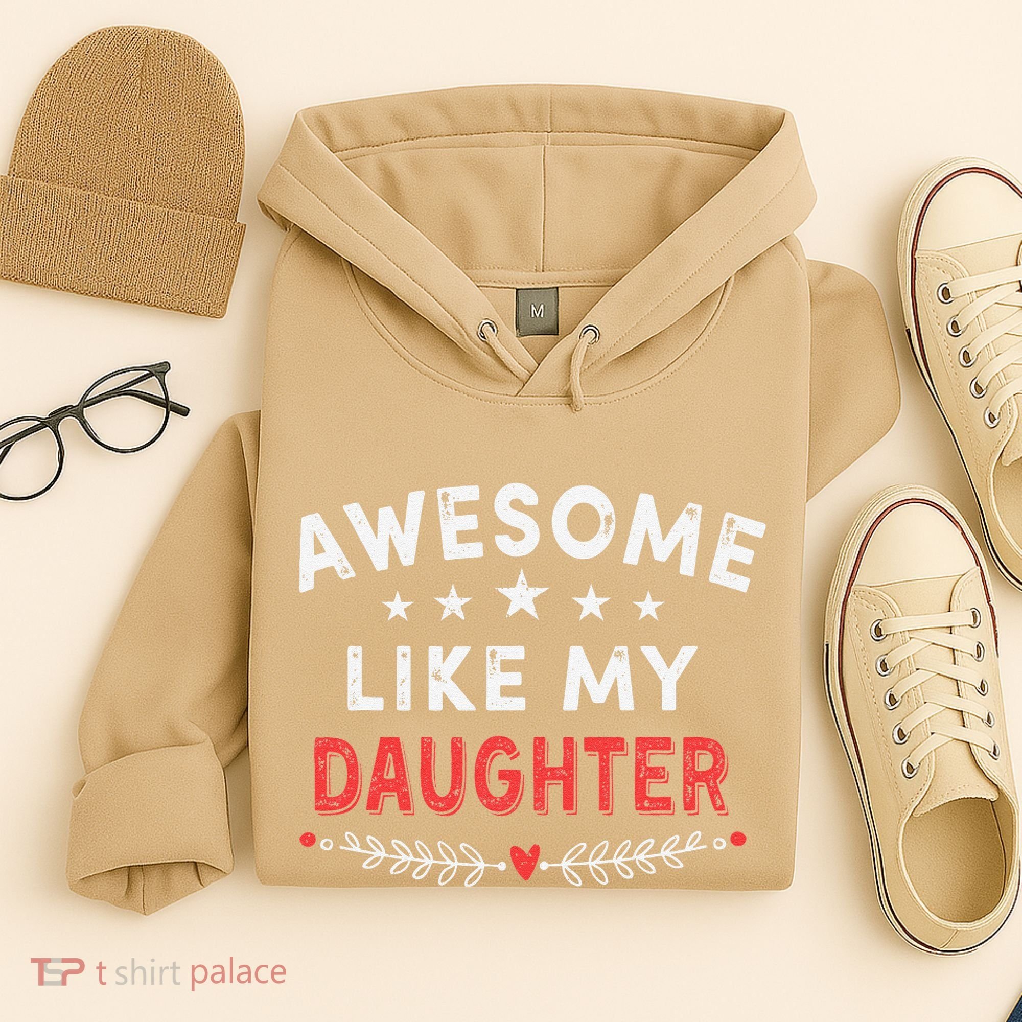 Awesome Like My Daughter Funny FatherS Day Dad Hoodie