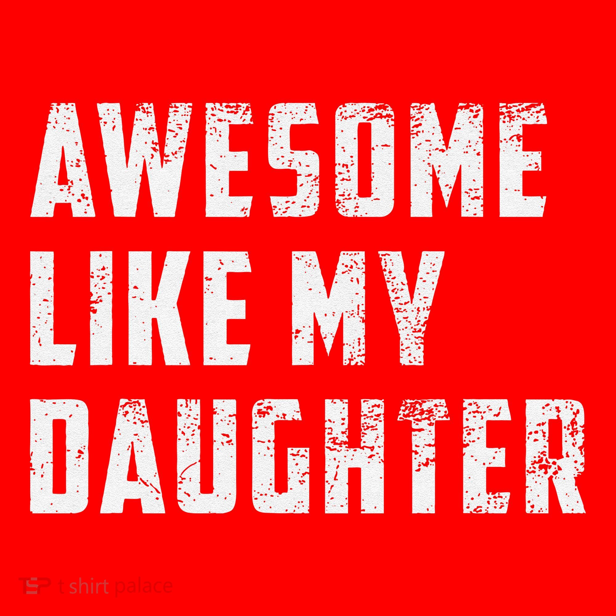 Awesome Like My Daughter Funny Fathers Day Dad Santa Hat