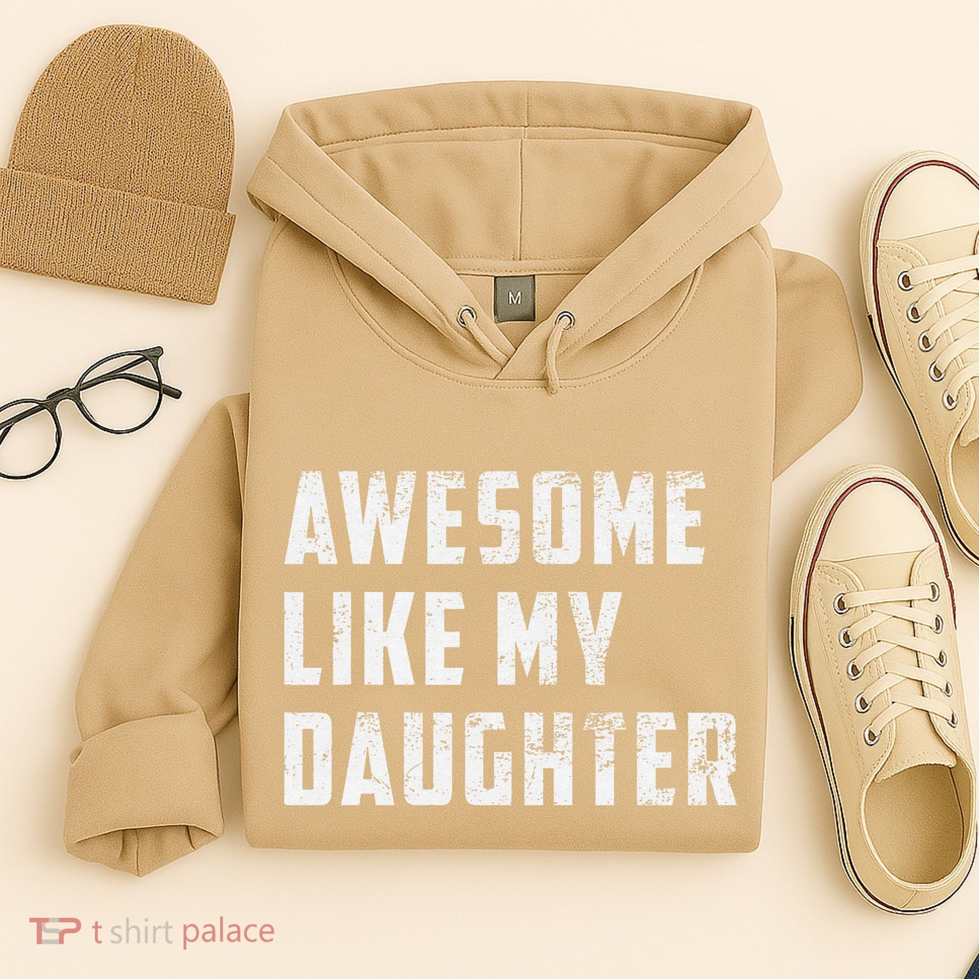 Awesome Like My Daughter Funny Fathers Day Dad Hoodie