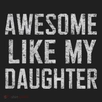 Awesome Like My Daughter Gifts Man Funny Fathers Day Daddy Hat thumb 2