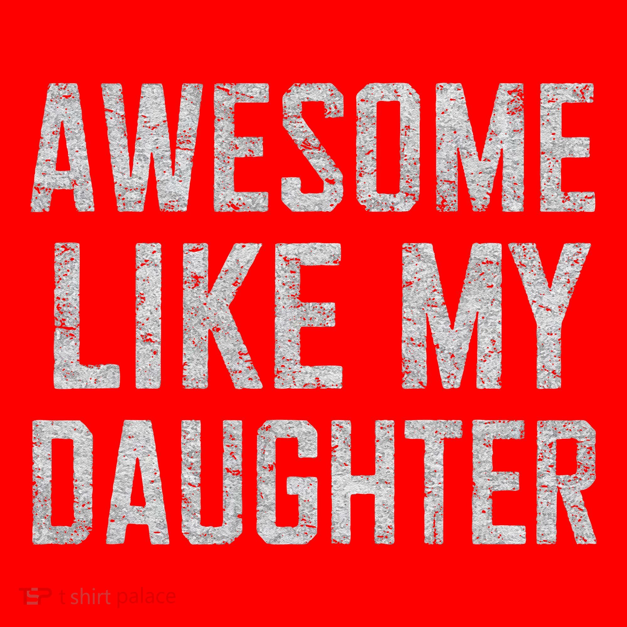 Awesome Like My Daughter Gifts Man Funny Fathers Day Daddy Santa Hat