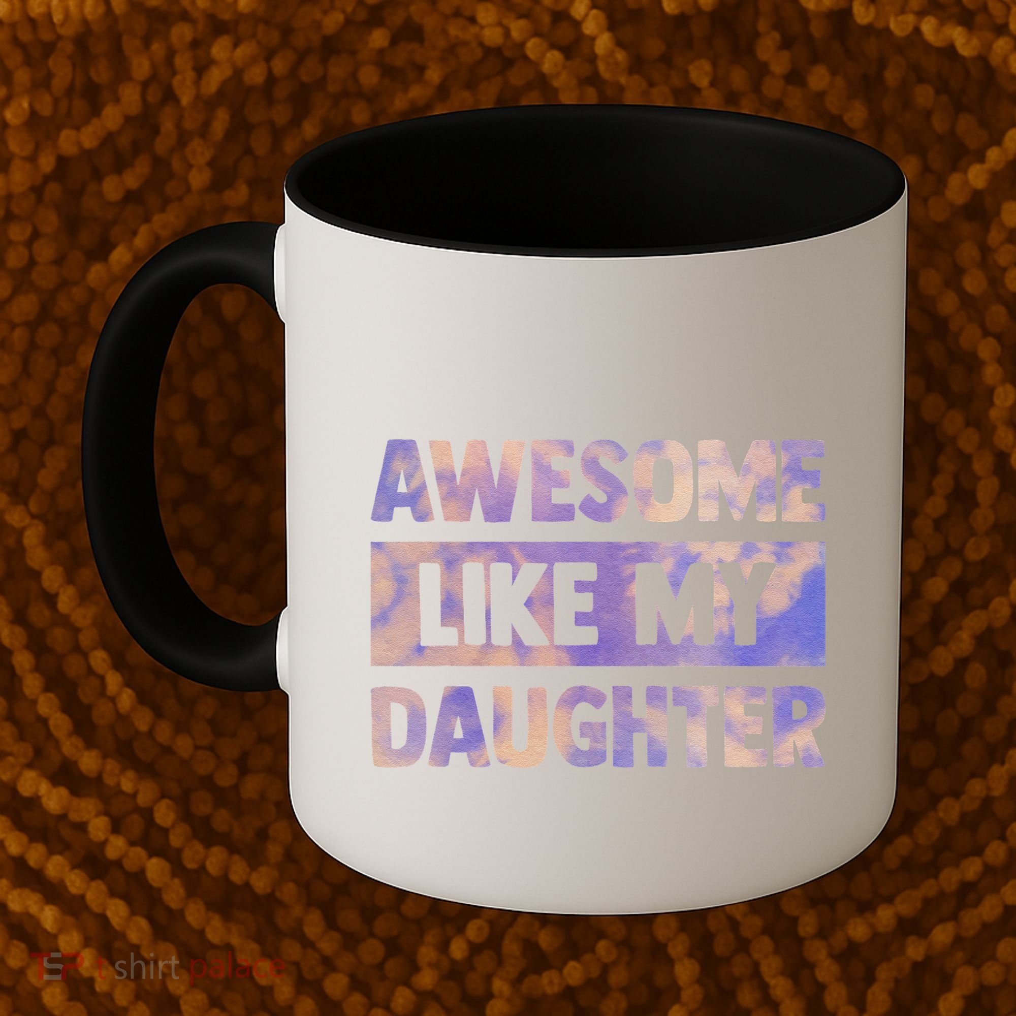 Awesome Like My Daughter Matching Fathers Day Family Tie Dye Coffee Mug