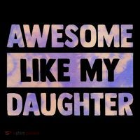 Awesome Like My Daughter Matching Fathers Day Family Tie Dye Coffee Mug thumb 5