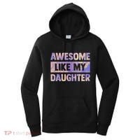 Awesome Like My Daughter Matching Fathers Day Family Tie Dye Women's Hoodie thumb 0