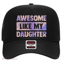 Awesome Like My Daughter Matching Fathers Day Family Tie Dye Hat thumb 0