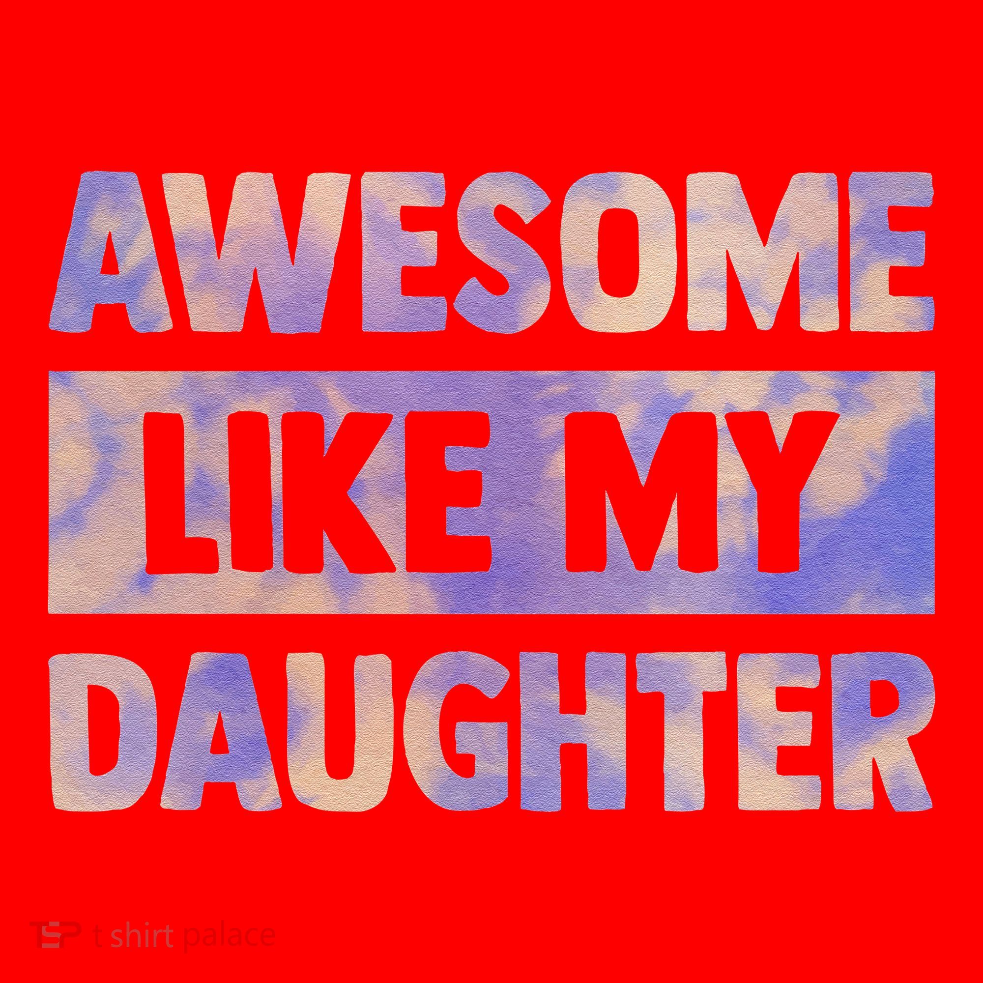 Awesome Like My Daughter Matching Fathers Day Family Tie Dye Santa Hat