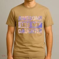 Awesome Like My Daughter Matching Fathers Day Family Tie Dye T-Shirt thumb 3