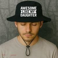 Awesome Like My Daughter Fathers Day Bucket Hat thumb 2