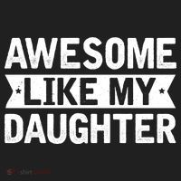 Awesome Like My Daughter Fathers Day Beanie thumb 2
