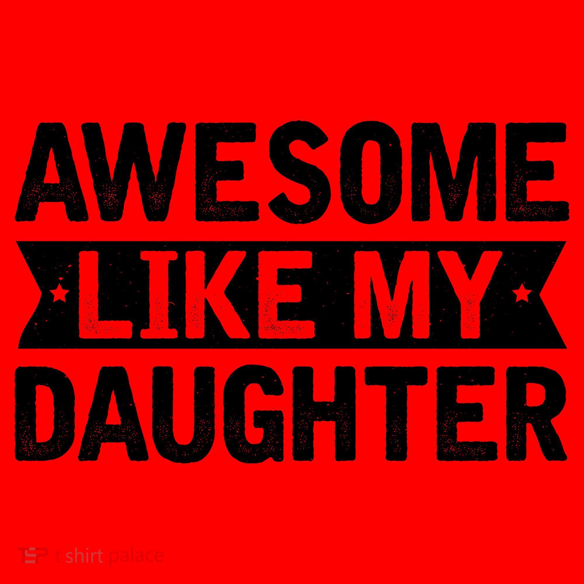 Awesome Like My Daughter Fathers Day Santa Hat