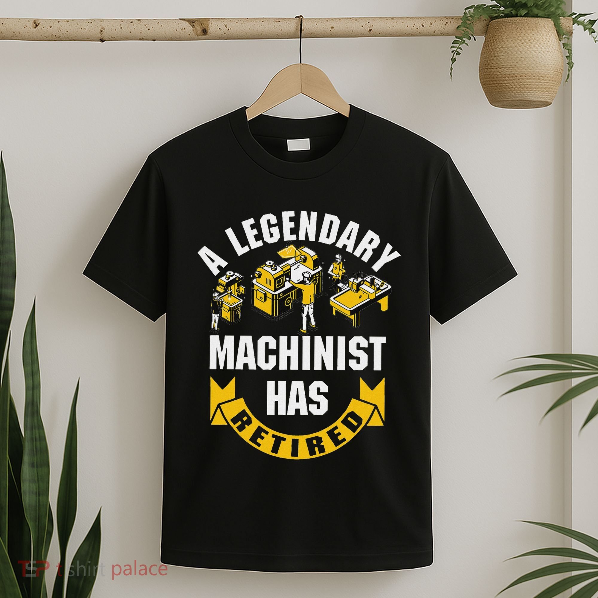 A Legendary Machinist Has Retired Machinist Retirement Party T-Shirt