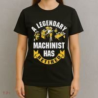A Legendary Machinist Has Retired Machinist Retirement Party T-Shirt thumb 4