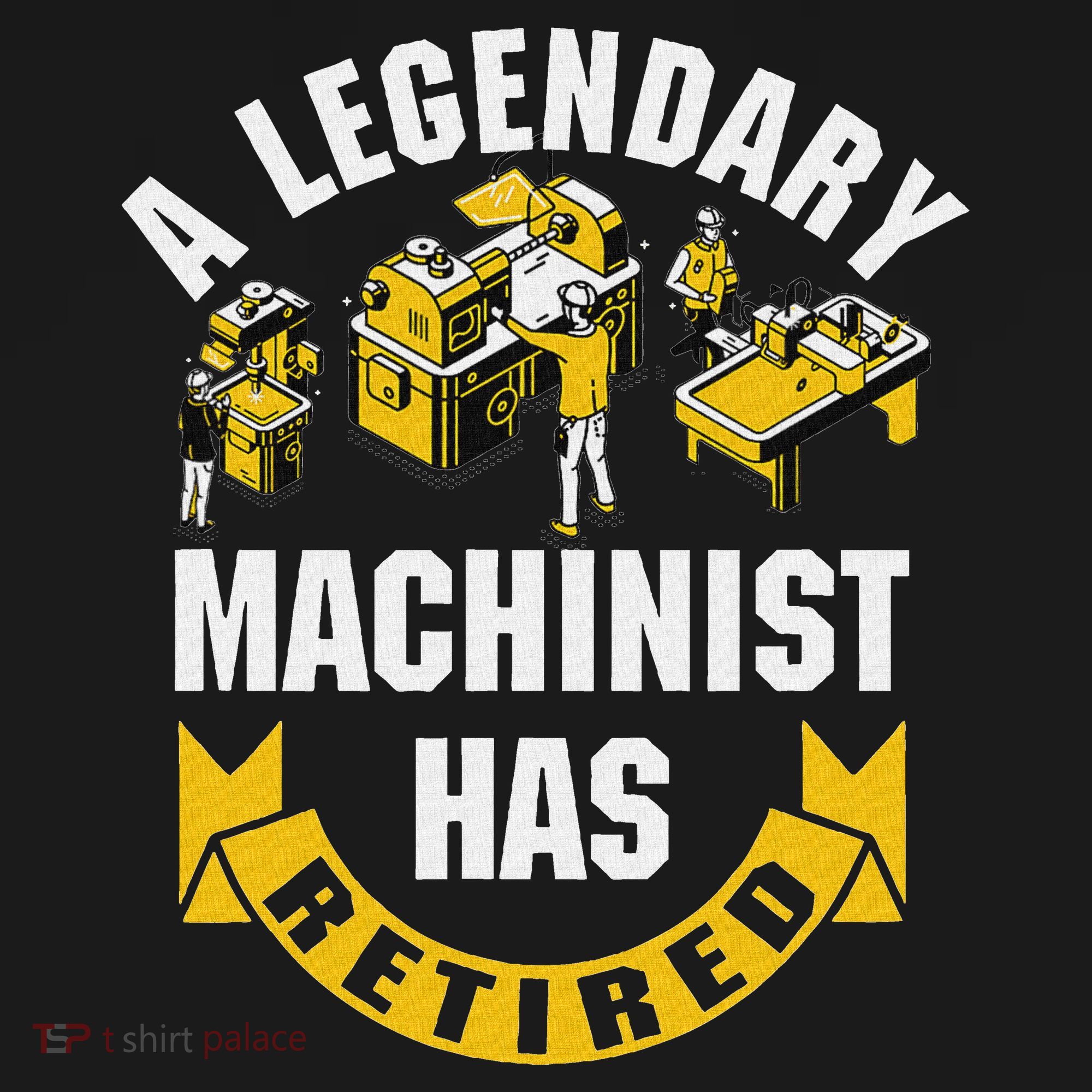A Legendary Machinist Has Retired Machinist Retirement Party Polo