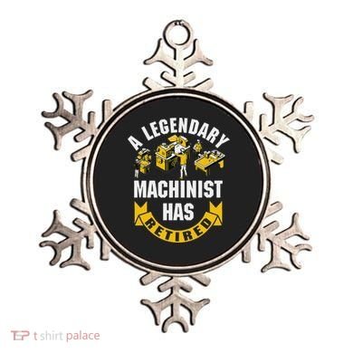 A Legendary Machinist Has Retired Machinist Retirement Party Ornament