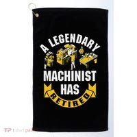 A Legendary Machinist Has Retired Machinist Retirement Party Golf Towel thumb 0