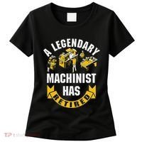 A Legendary Machinist Has Retired Machinist Retirement Party Women's T-Shirt thumb 0