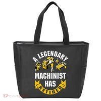 A Legendary Machinist Has Retired Machinist Retirement Party Tote Bag thumb 0