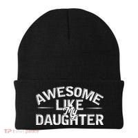 Awesome Like My Daughter Funny Dad Beanie thumb 0