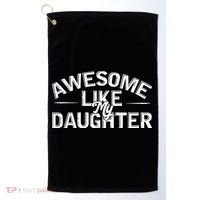 Awesome Like My Daughter Funny Dad Golf Towel thumb 0
