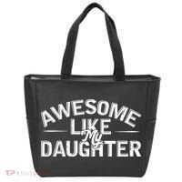 Awesome Like My Daughter Funny Dad Tote Bag thumb 0