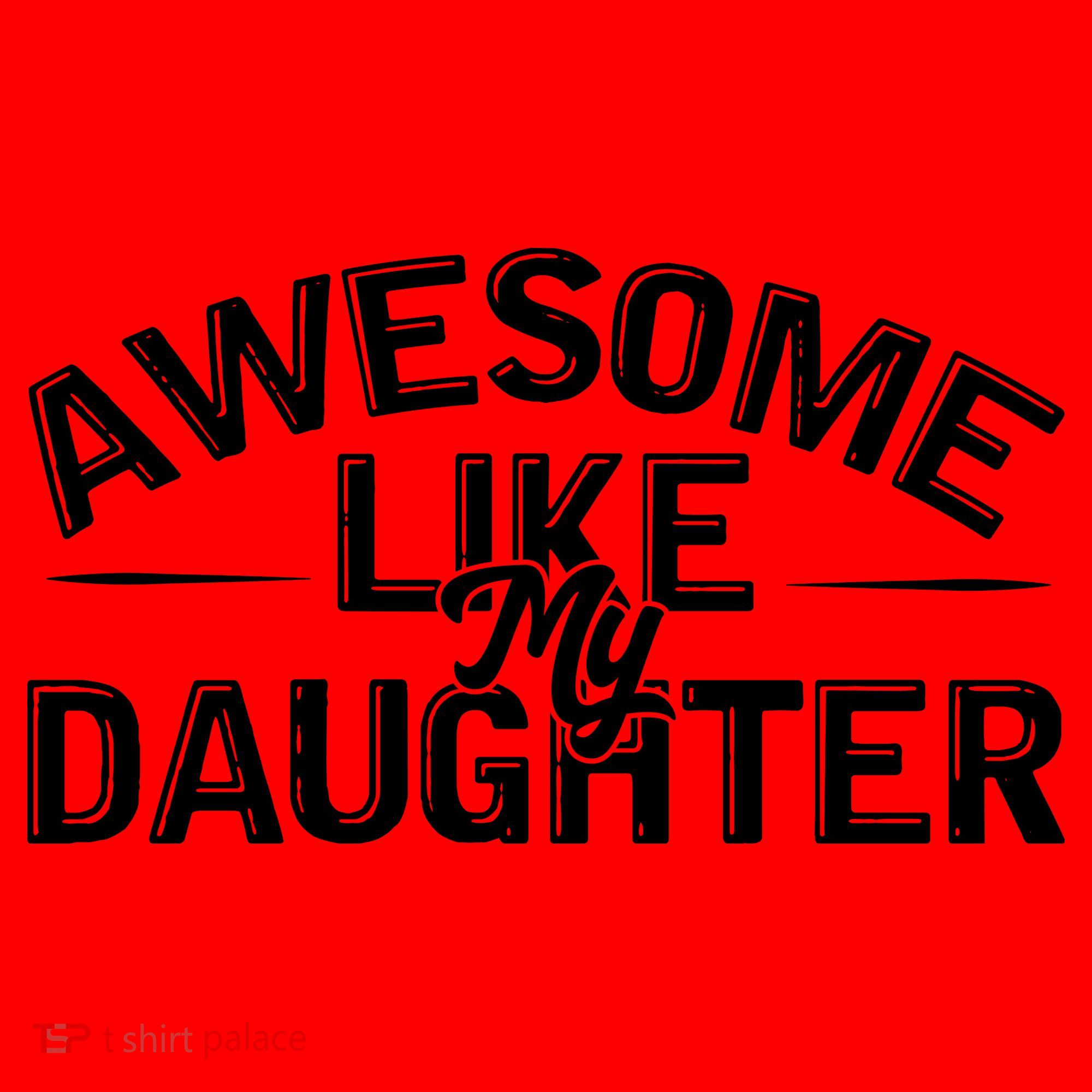 Awesome Like My Daughter Funny Dad Santa Hat