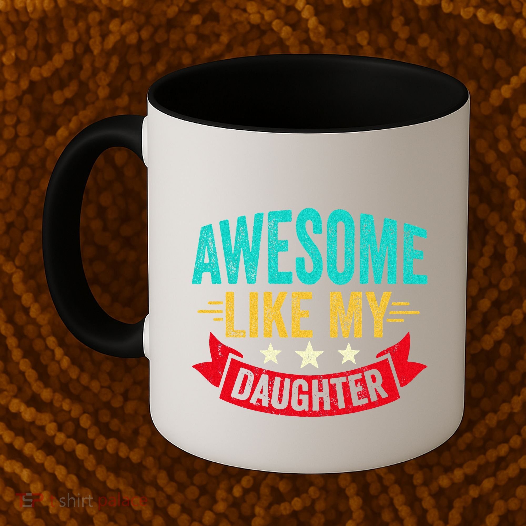 Awesome Like My Daughter Man Dad Funny Fathers Day Coffee Mug