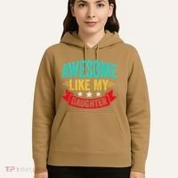 Awesome Like My Daughter Man Dad Funny Fathers Day Hoodie thumb 5