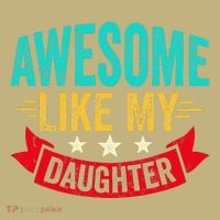 Awesome Like My Daughter Man Dad Funny Fathers Day Hoodie thumb 7