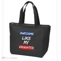 Awesome Like My Daughter Gifts Man Funny Fathers Day Dad Tote Bag thumb 3