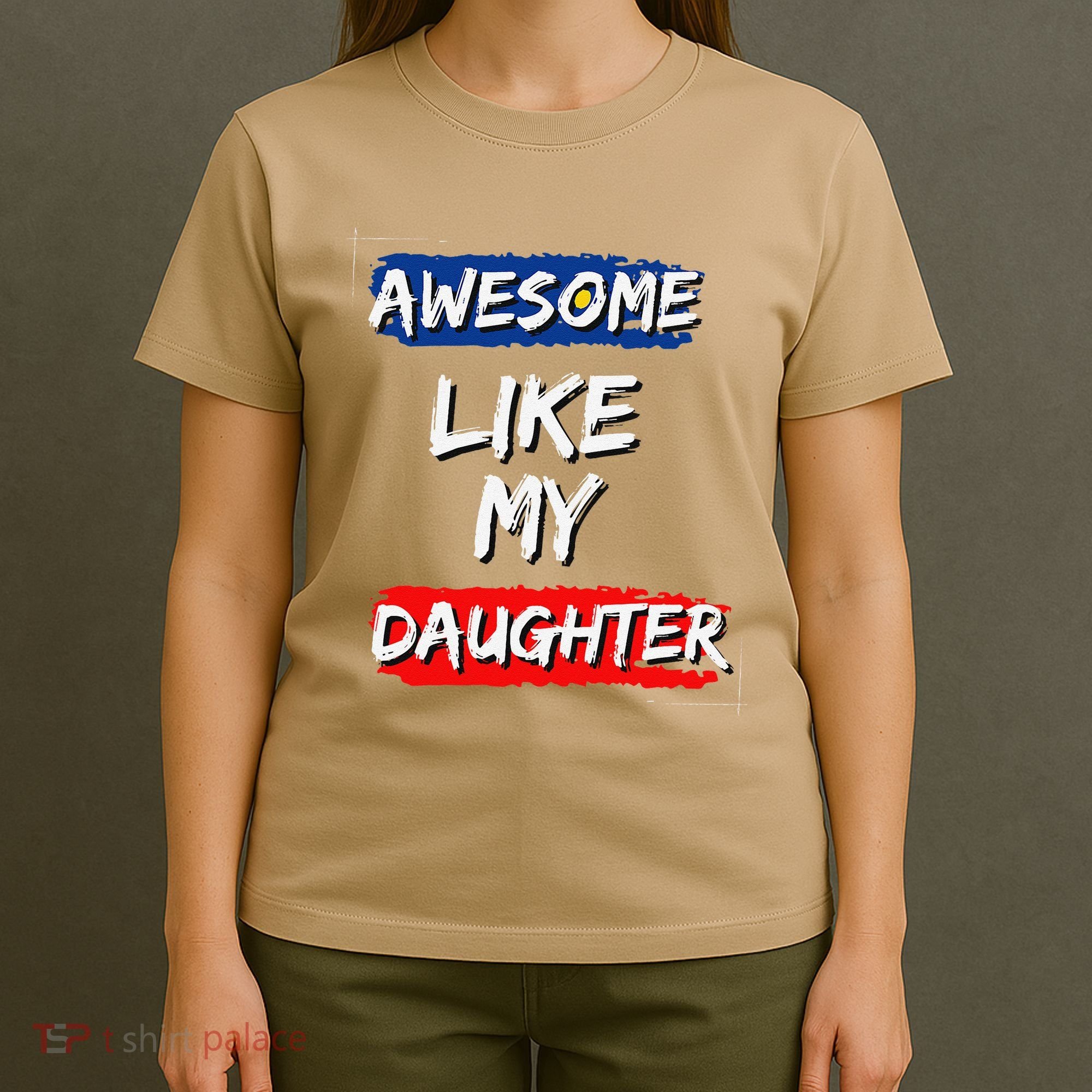 Awesome Like My Daughter Gifts Man Funny Fathers Day Dad T-Shirt