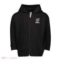 Abraham Lincoln Merica USA American Flag 4th of July Toddler Zip Fleece Hoodie thumb 0