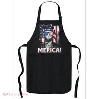 Abraham Lincoln Merica USA American Flag 4th of July Apron thumb 0