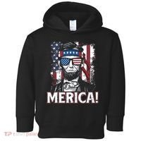 Abraham Lincoln Merica USA American Flag 4th of July Toddler Hoodie thumb 0
