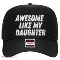 Awesome Like My Daughter Funny Present Fathers Mothers Day Hat thumb 0