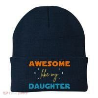 Awesome Like My Daughter Cute Gift Beanie thumb 0