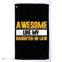 Awesome Like My Daughter In Law Golf Towel thumb 0