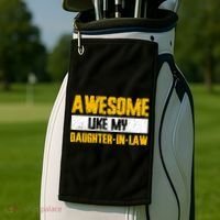 Awesome Like My Daughter In Law Golf Towel thumb 2