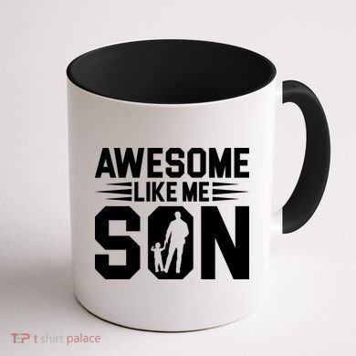 Awesome Like My Son T Coffee Mug back