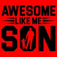 Awesome Like My Son T Santa Hat thumb 1