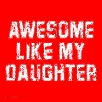 Awesome Like My Daughter As Awesome As My Daughter Santa Hat thumb 1