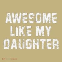 Awesome Like My Daughter As Awesome As My Daughter Mousepad thumb 1