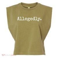 Allegedly Lawyer Meaningful Garment-Dyed Women's Muscle Tee thumb 0