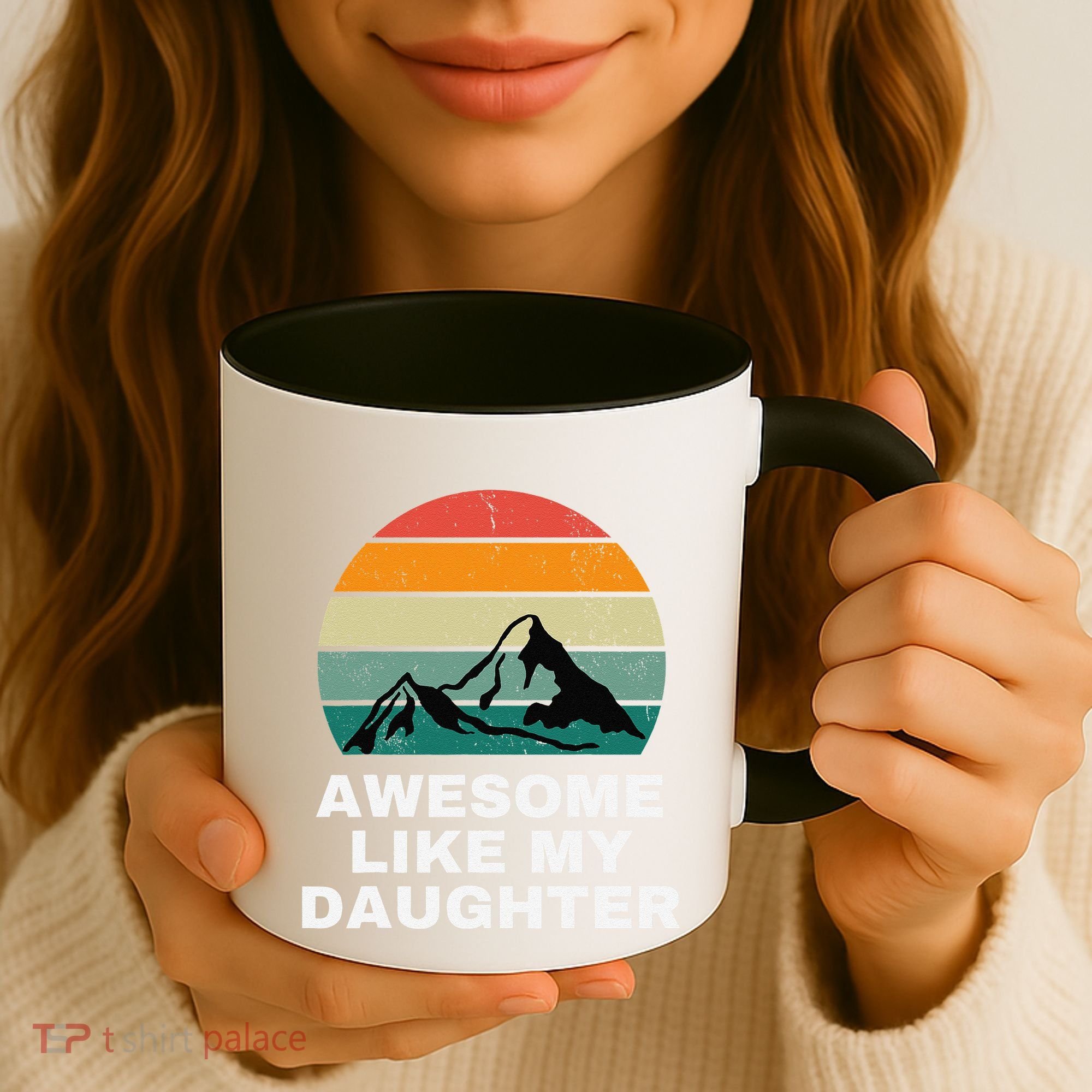 Awesome Like My Daughter Gift Funny FatherS Day Coffee Mug