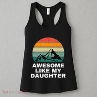 Awesome Like My Daughter Gift Funny FatherS Day Women's Tank Top thumb 3